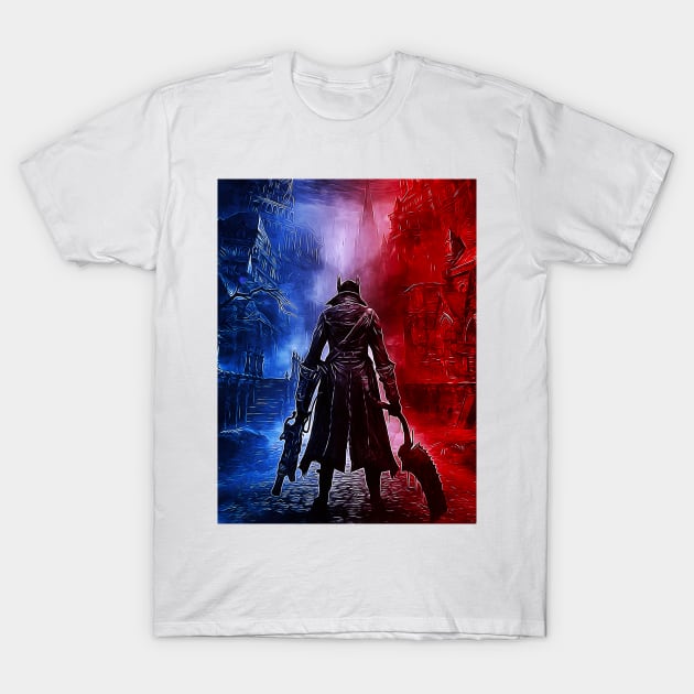 Bloodborne Painting T-Shirt by fallbizzare